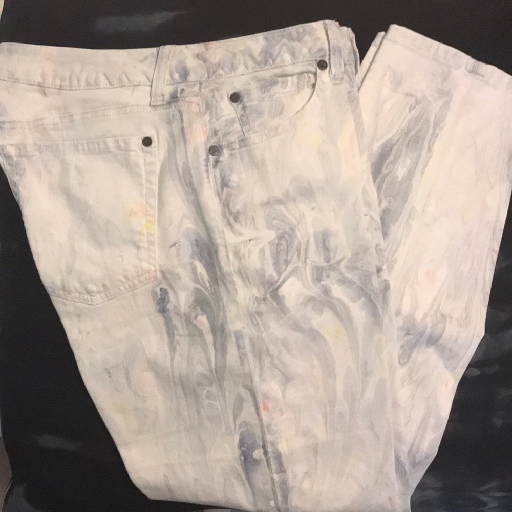 MiracleBody watercolor jeans - NWOT
